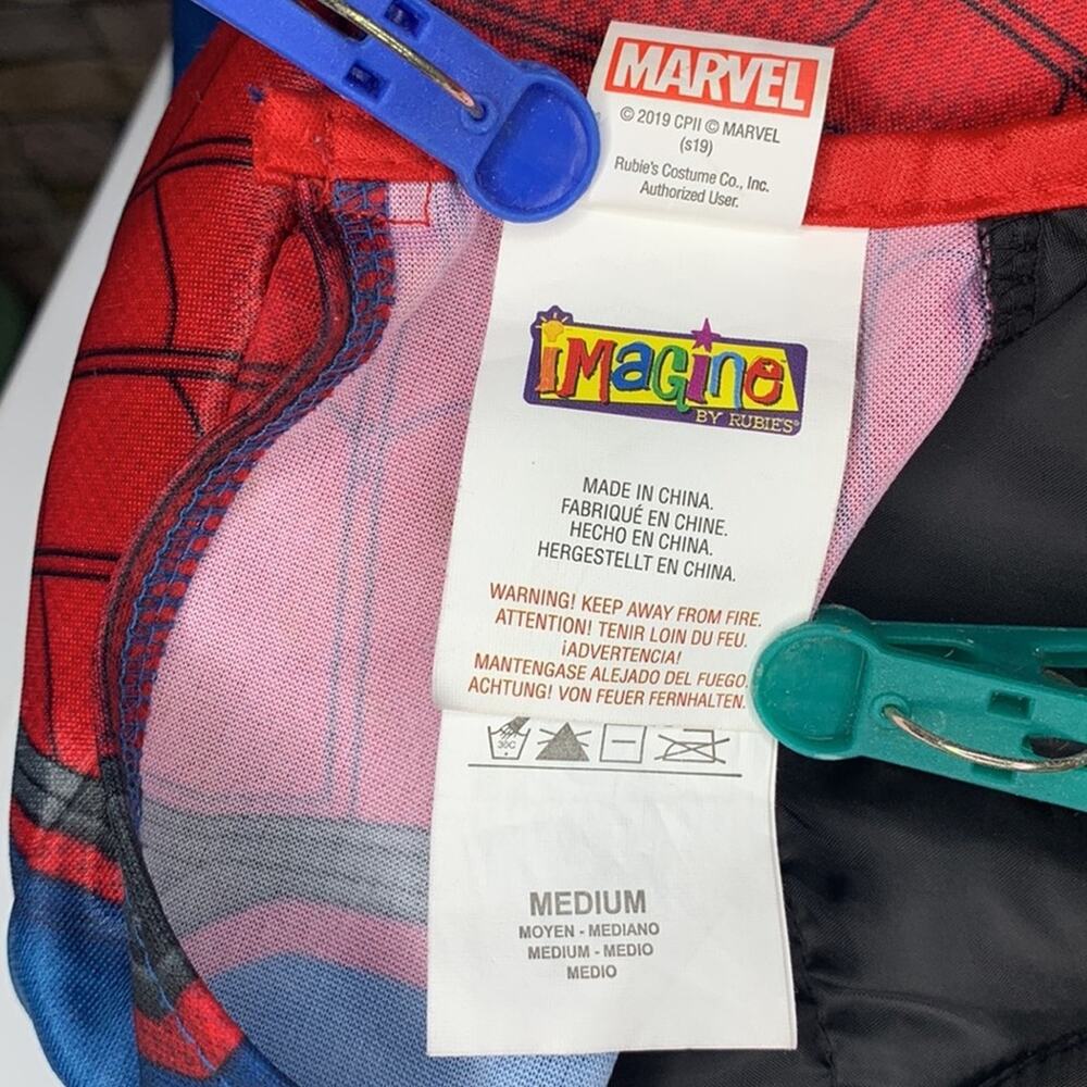 Marvel Imagine Spider-Man Costume Size Medium Youth Full Body suit no mask or… - Picture 11 of 11